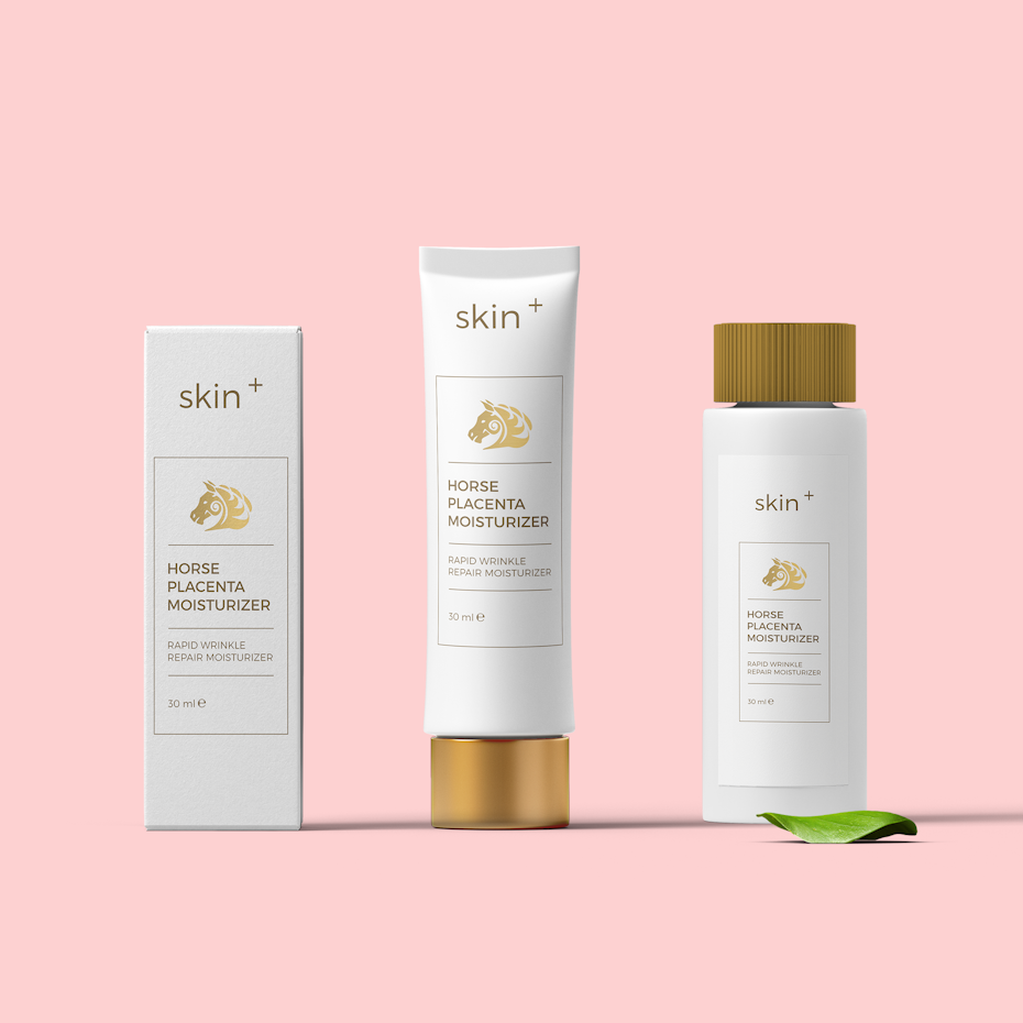 Cosmetic packaging design for Skin+