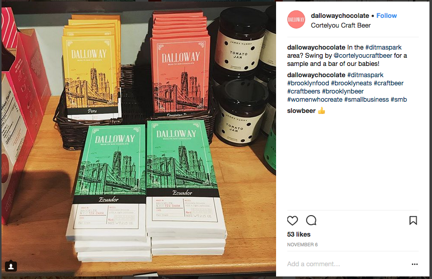 Dalloway Chocolate Instagram