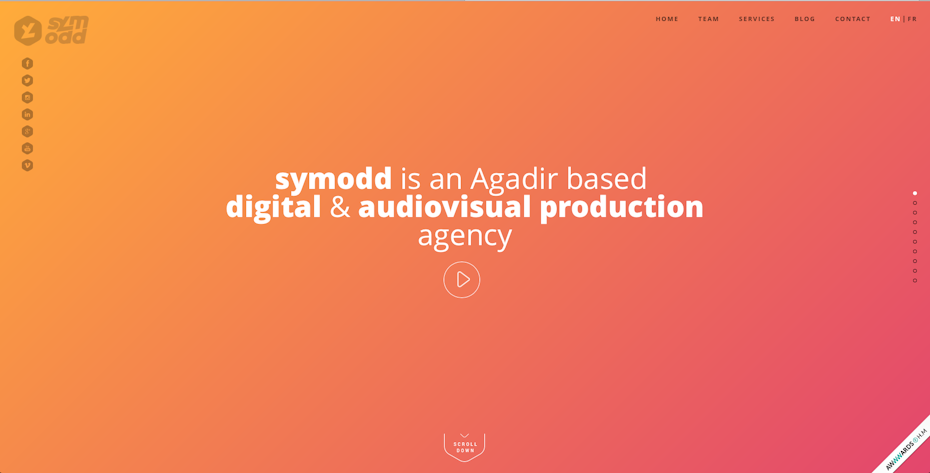 The header image of symodd's home page