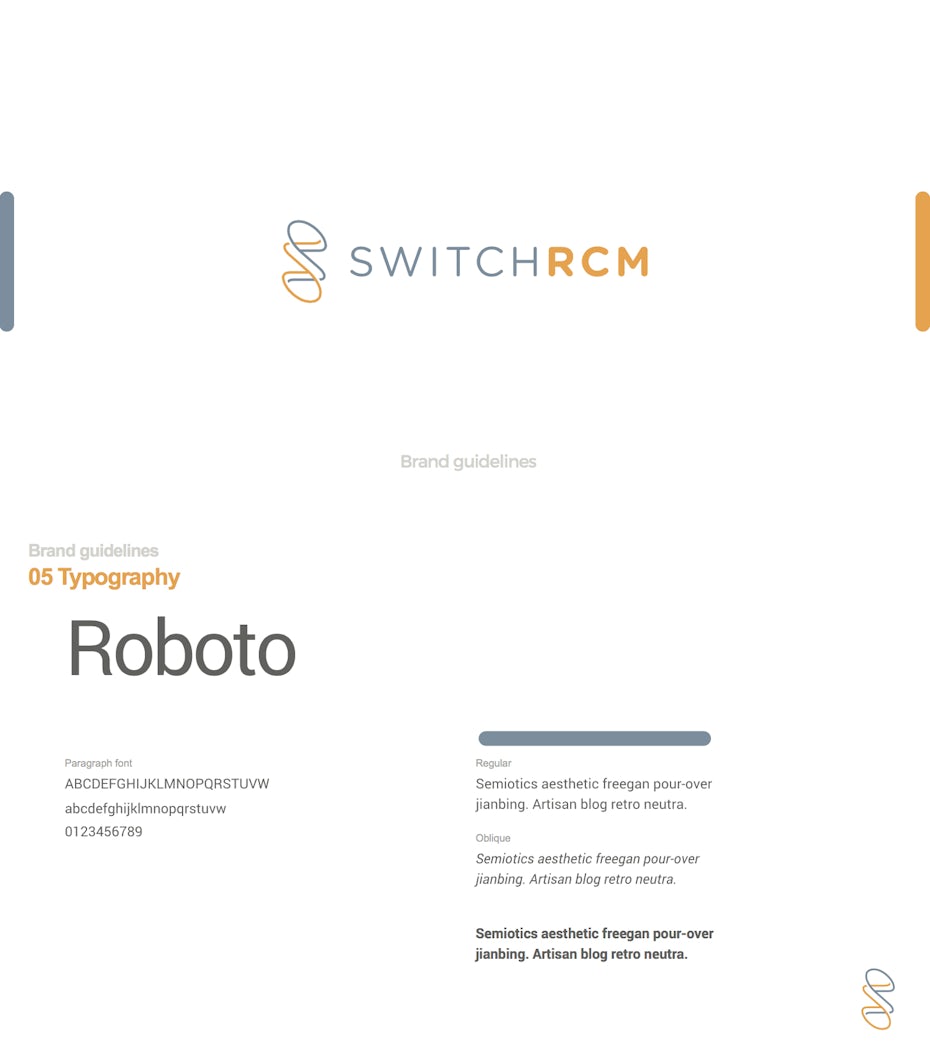 SWITCHRCM brand style guide