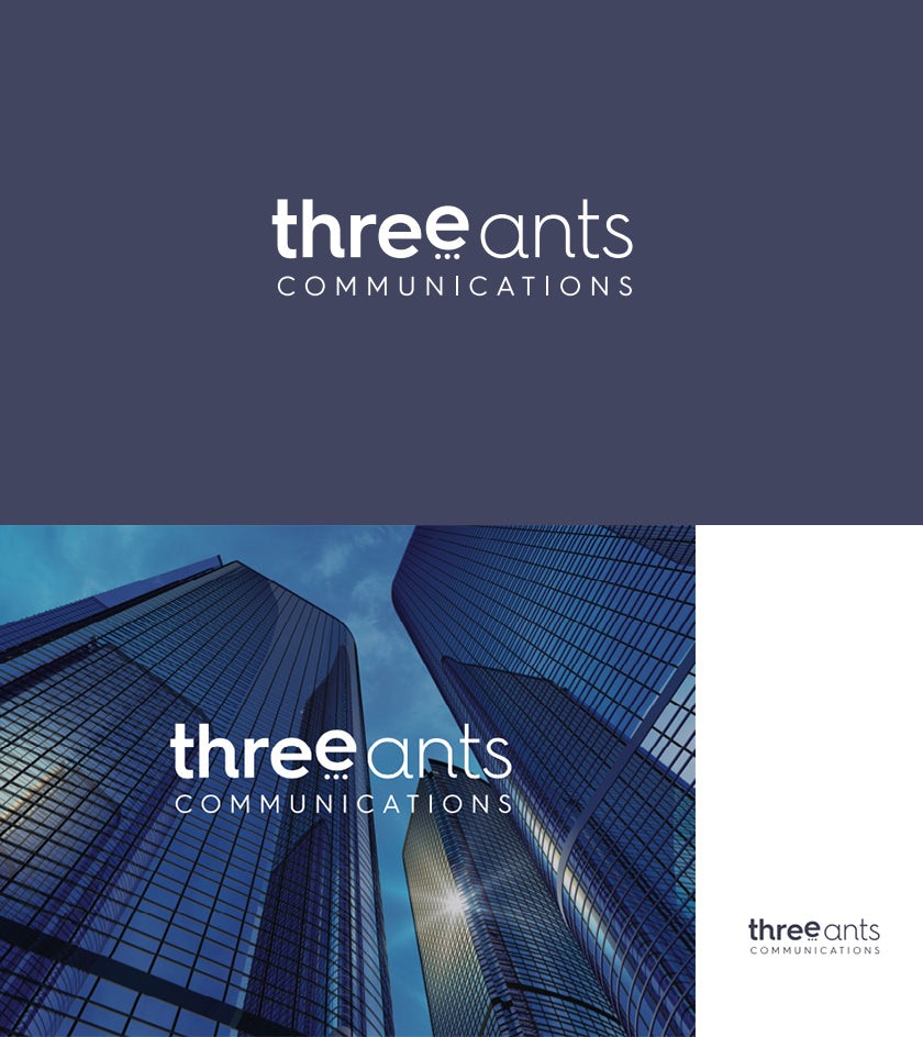 THREE ANTS COMMUNICATIONS brand style guide