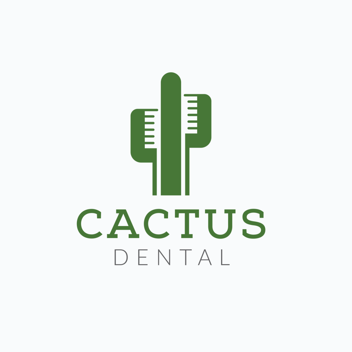 origineel logo ontwerp voor Cactus Dental