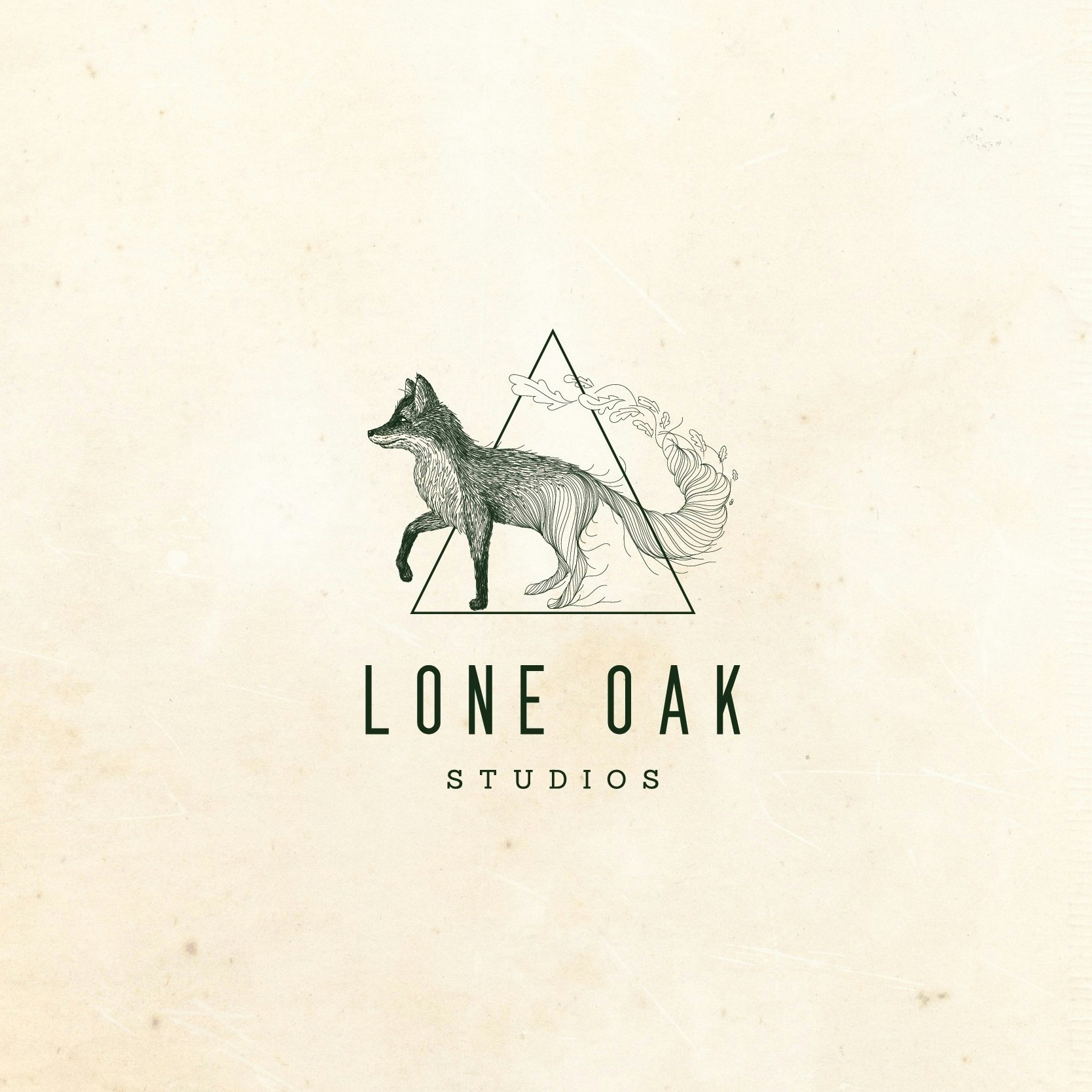 Design unico del logo per Lone Oak
