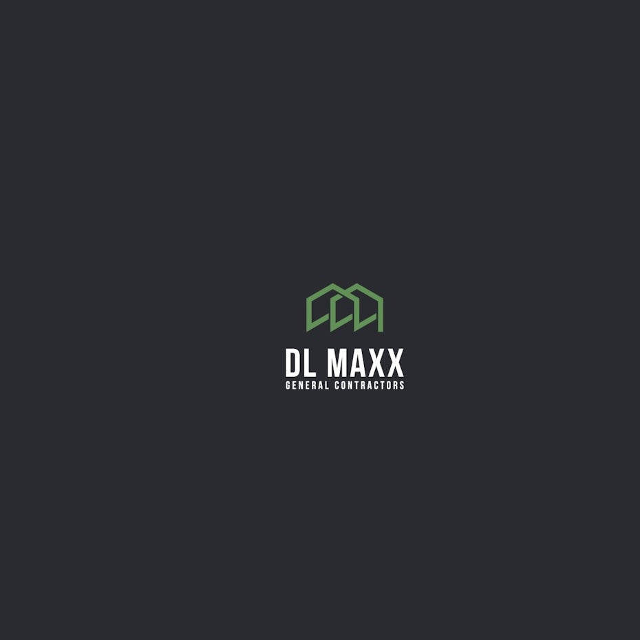 Logo with overlapping houses concept