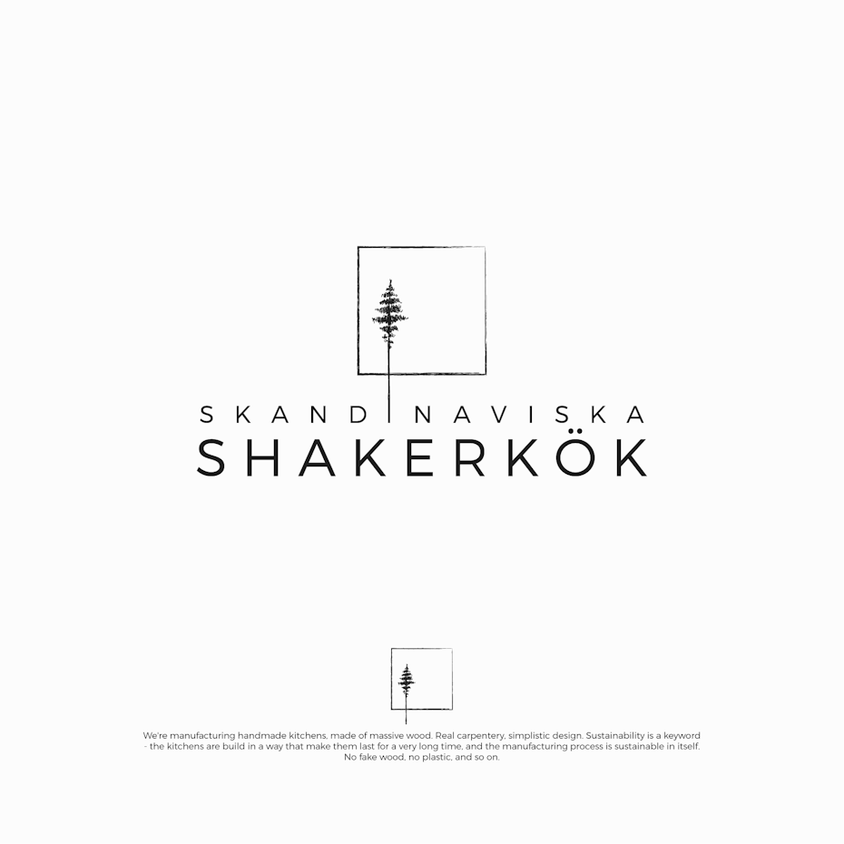 Modern, simple logo