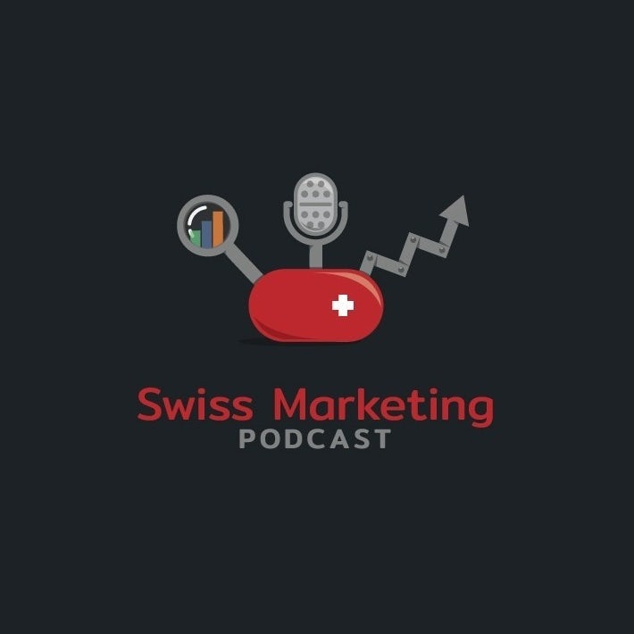 podcast cover art for swiss marketing podcast