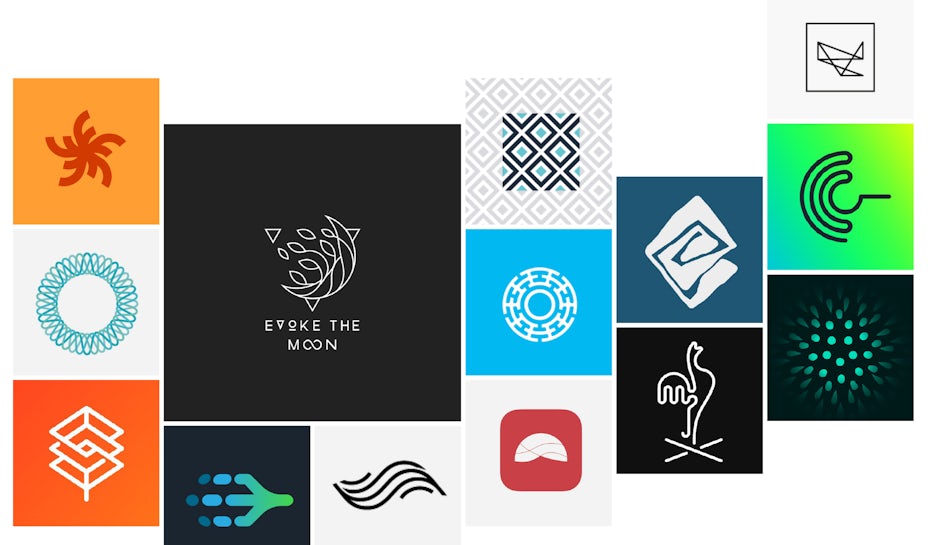 Différents exemples de logos abstraits