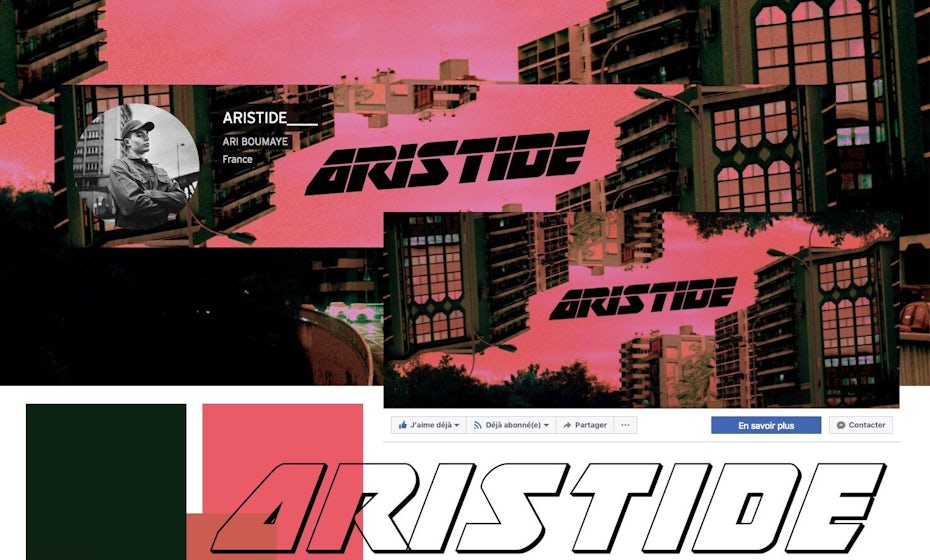 Brutalist visual identity for Artside