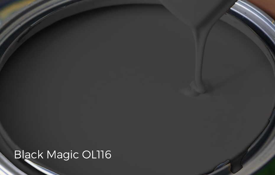 2018 Color of the Year, Black Magic via Olympic® Paints