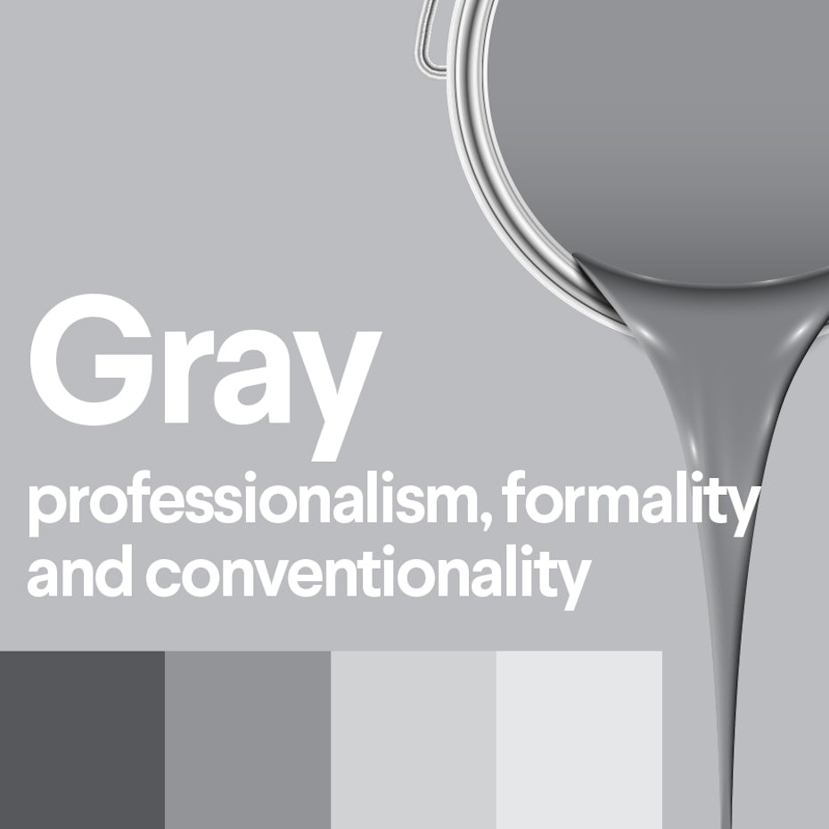 What Does The Color Gray Mean 99designs