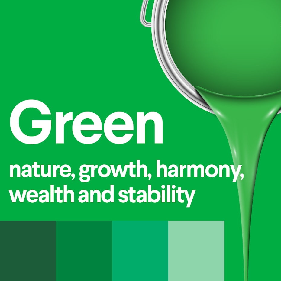 what does green mean: color psychology of green