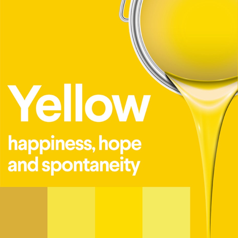 What does the color yellow mean? - 99designs