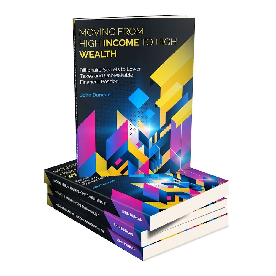Financial planning book cover design