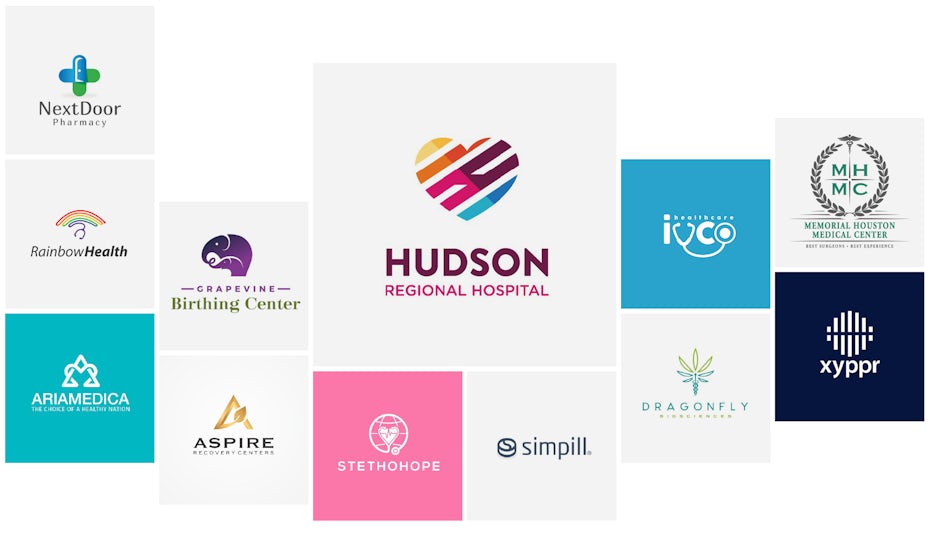 30 hospital logos to put a spring in your step - 99designs