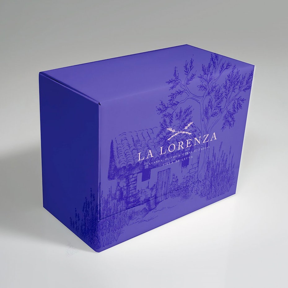 Packaging design for La Lorenza