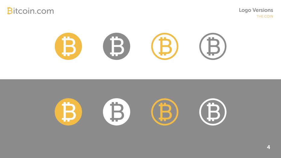 Bitcoin logo variations