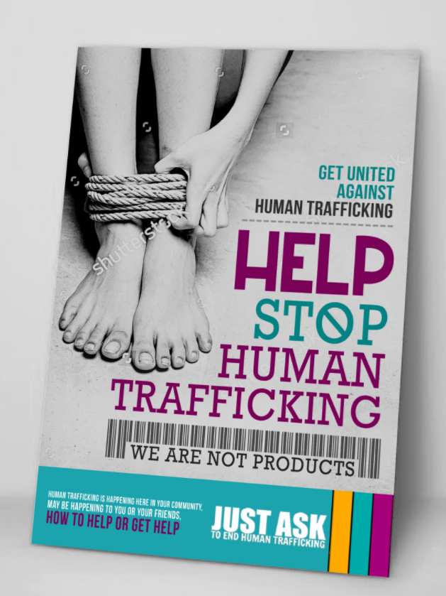 Just Ask poster mockup