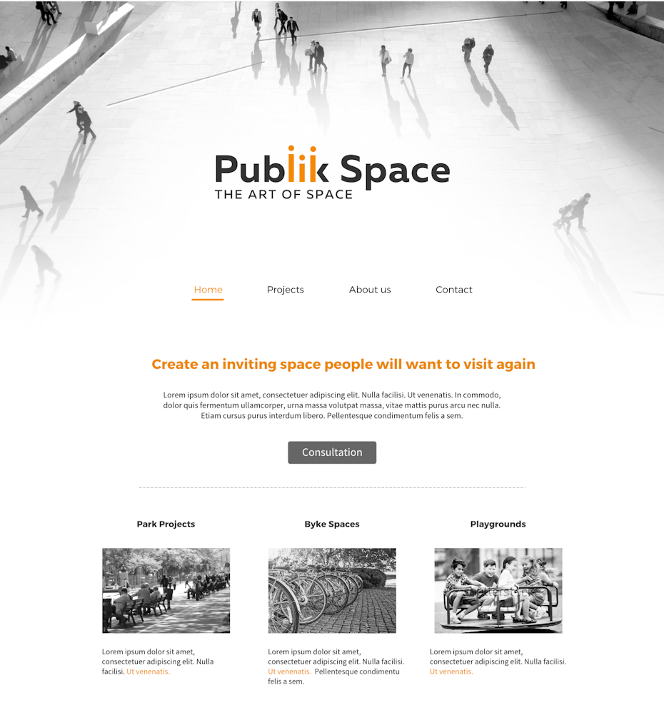 whitespace on a web page