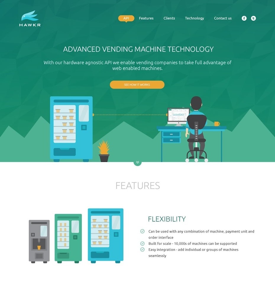 color combination on web page