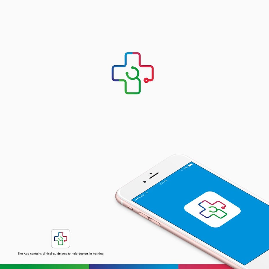 Logo for medical app