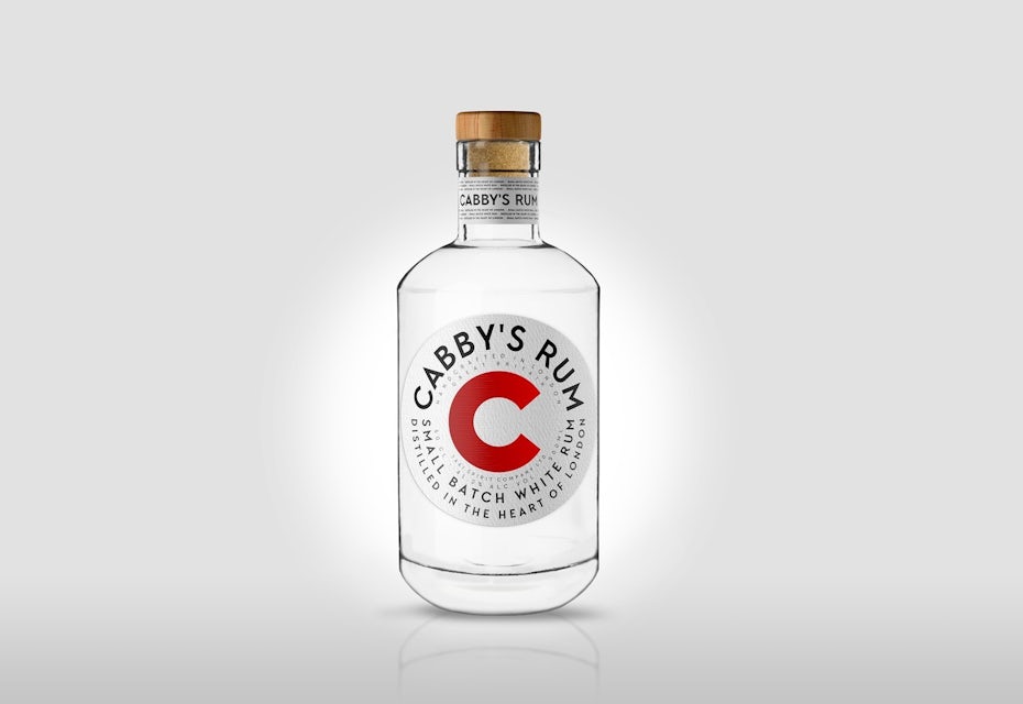 Cabby’s rum bottle labe