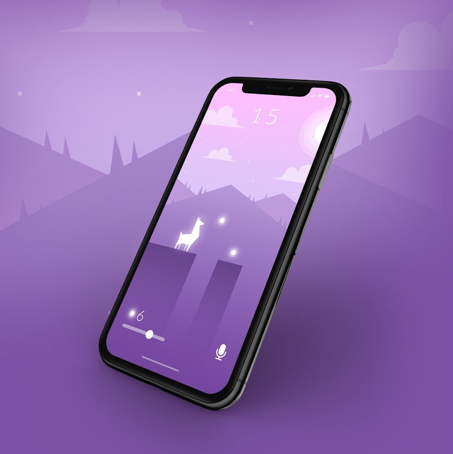Minimalist mobile game concept