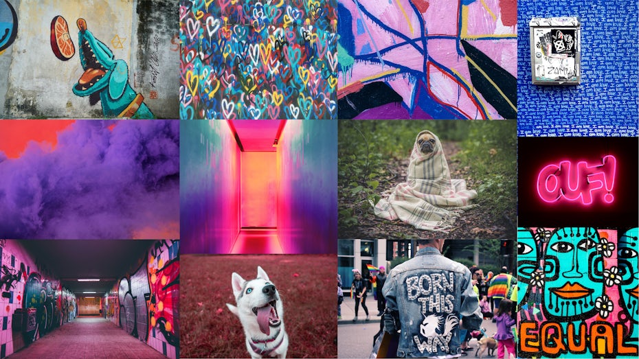 Collection of colorful images