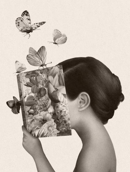 Illustration for Blooming Bookshops