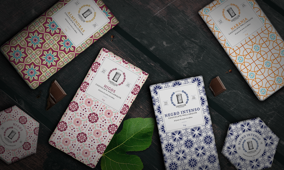 Casteller Chocolateria package designs