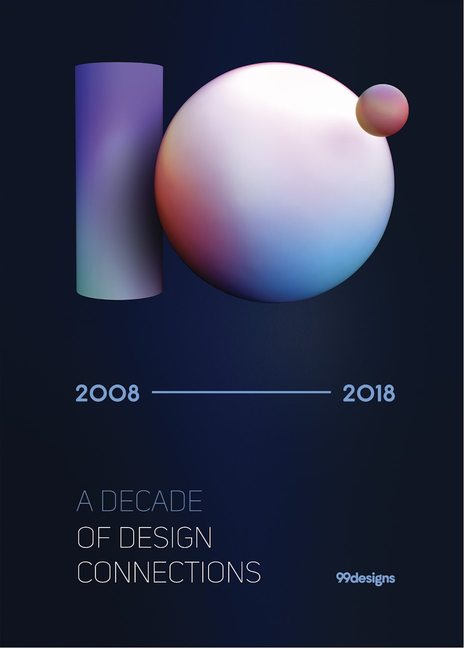 10 year anniversary poster design by goopanic