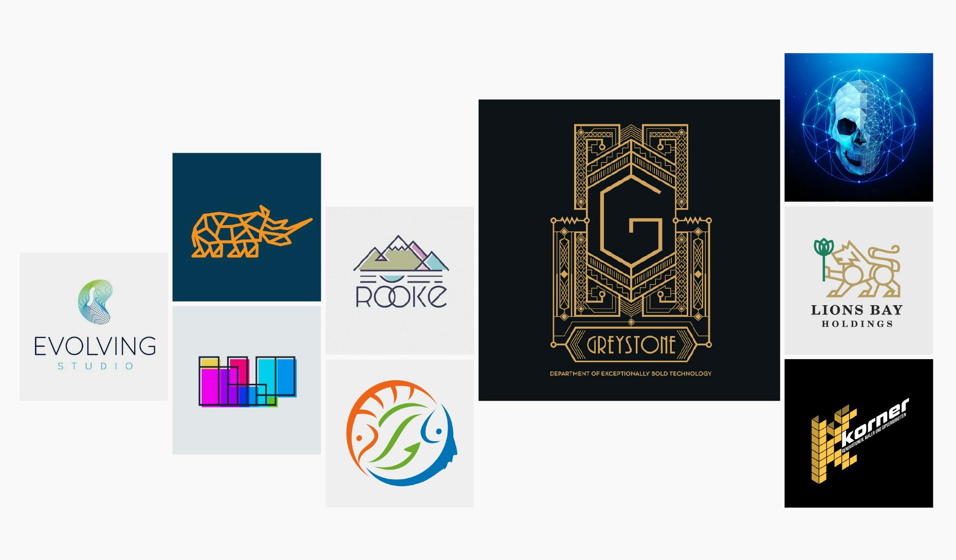 30 Geometric Logos That Measure Up 99designs