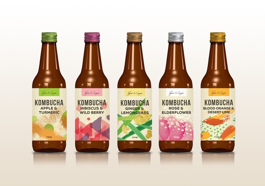 label design for Ryno & Greg’s crafted beverages