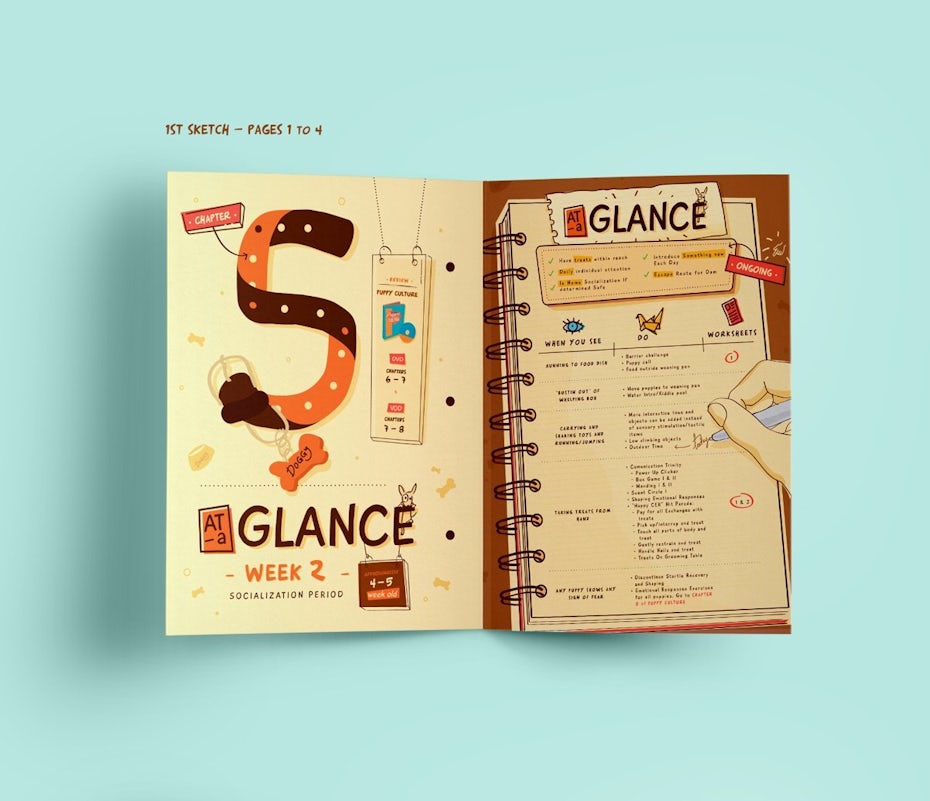 booklet design for Puppy Culture