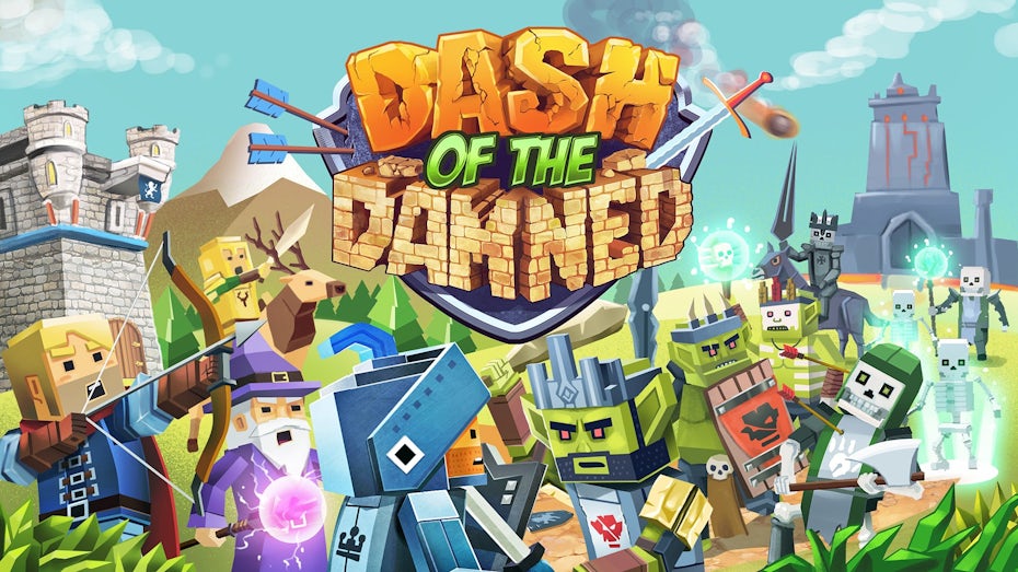 illustration for VR game, Dash of the Damned