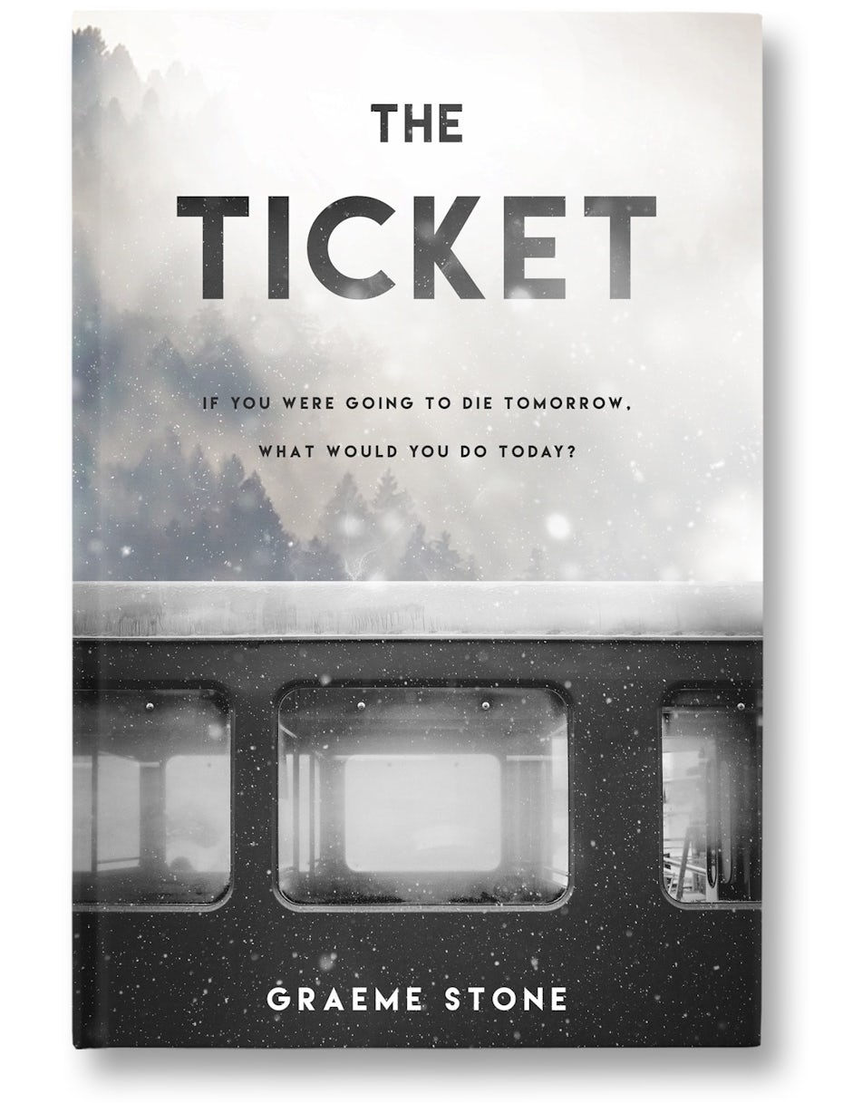 book cover design for The Ticket by Graeme Stone