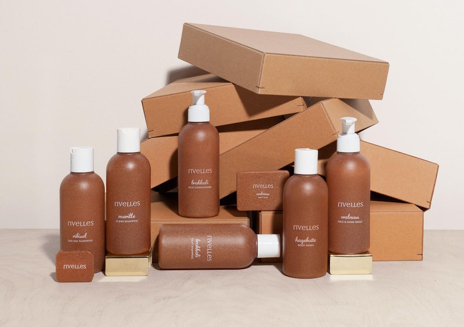 Packaging design for Rivelles