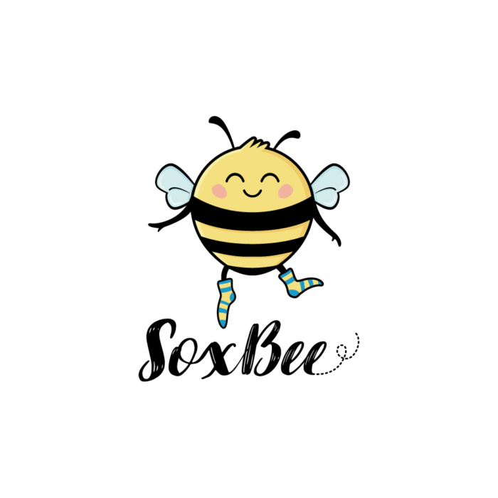 cute bee mascot 