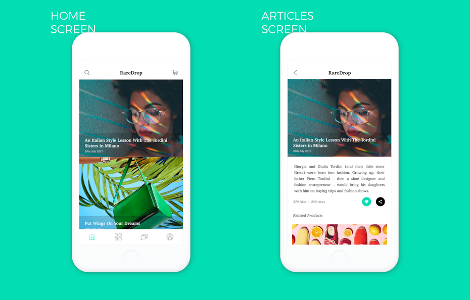 modern app design