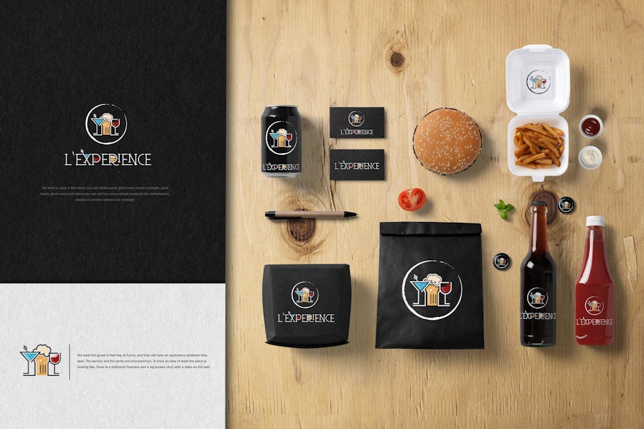 brand identity for L'experience