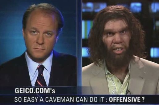 Geico cavemen commercial still