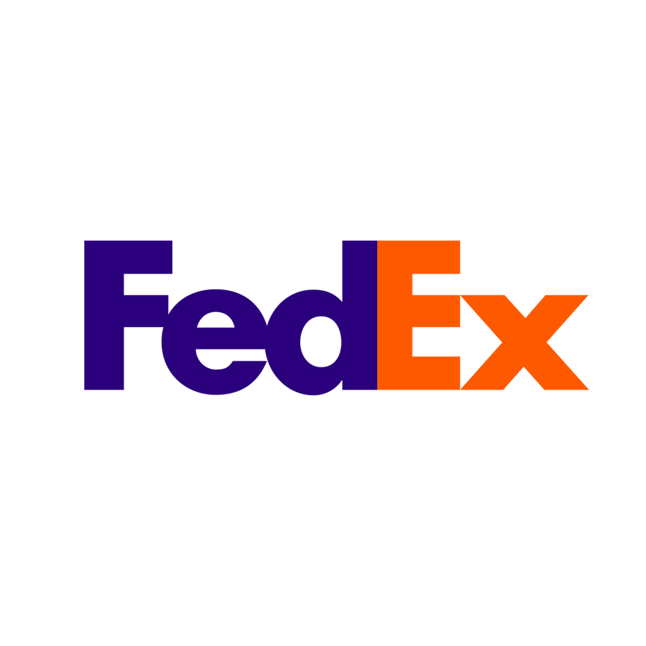 example for most famous logos: FedEx logo