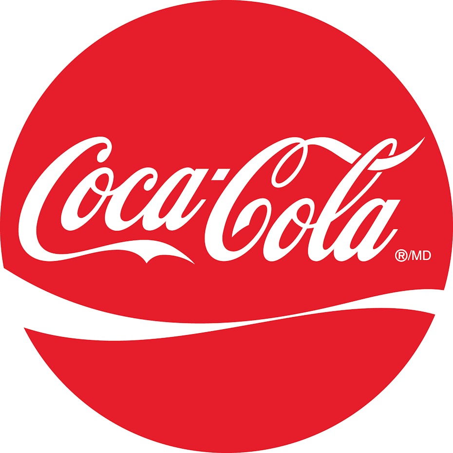 example for most famous logos: Coca cola logo