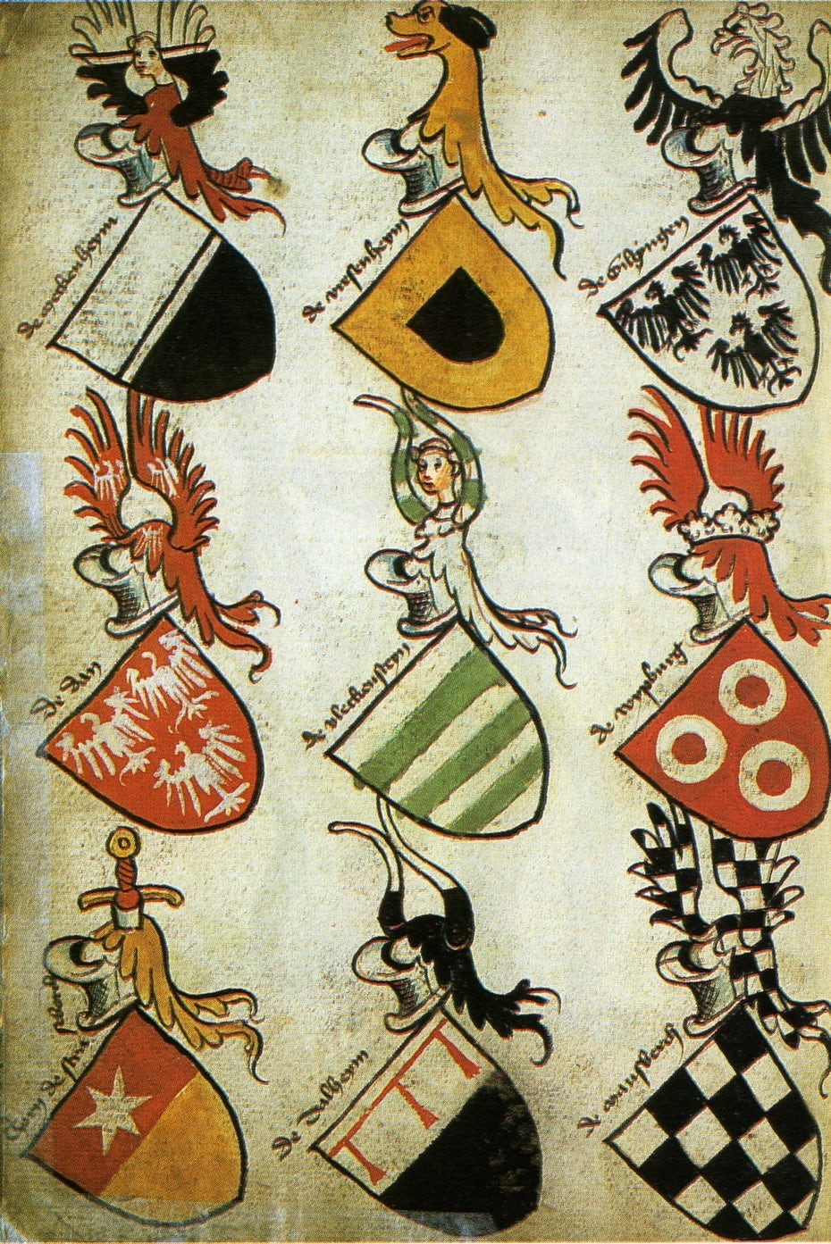 1600s German coats-of-arms