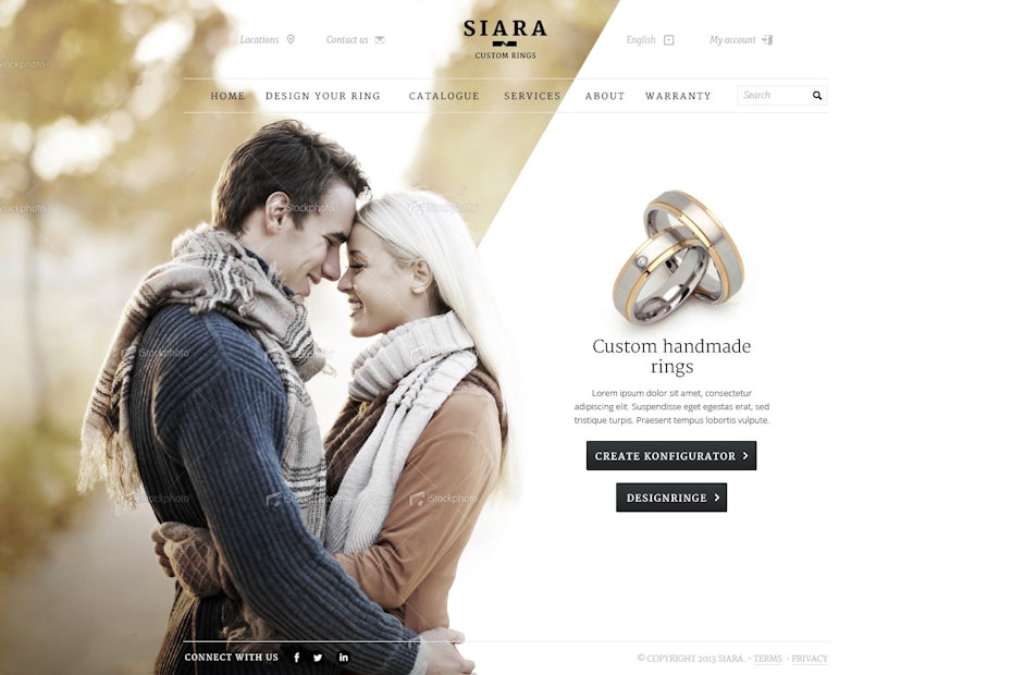 jewelry web design