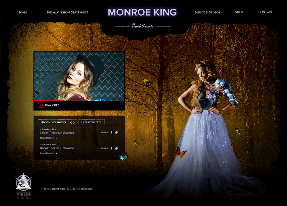Monroe King web design