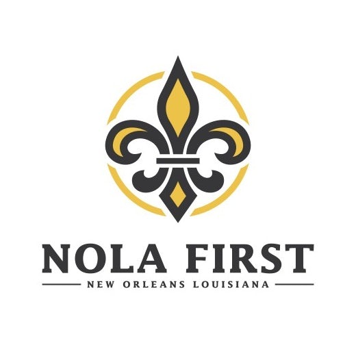 Logotipos tipo emblema - logotipo de la flor de lis para NOLA First