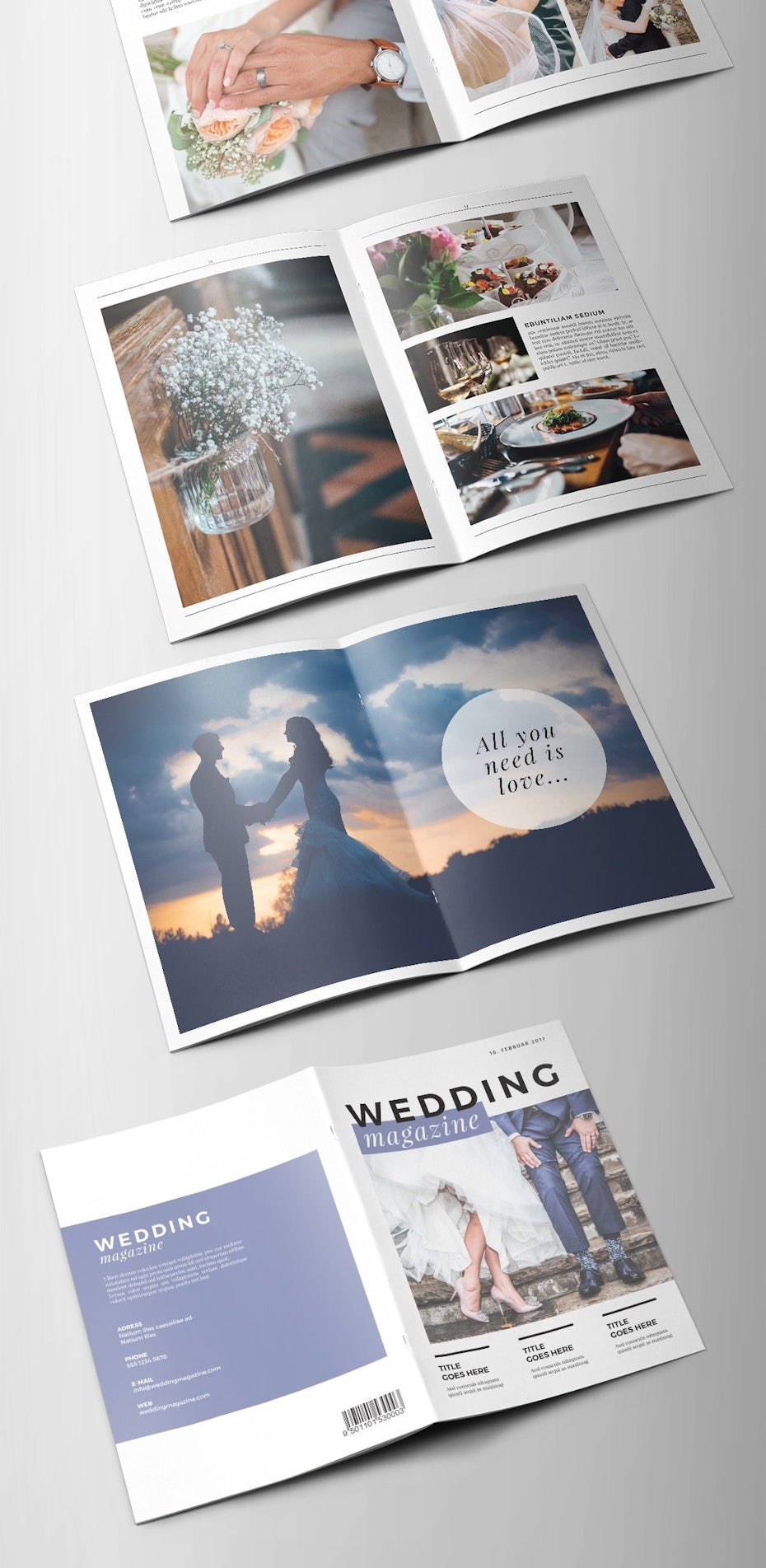 wedding magazine design