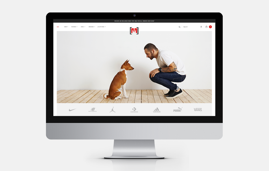 minimalistisches webdesign