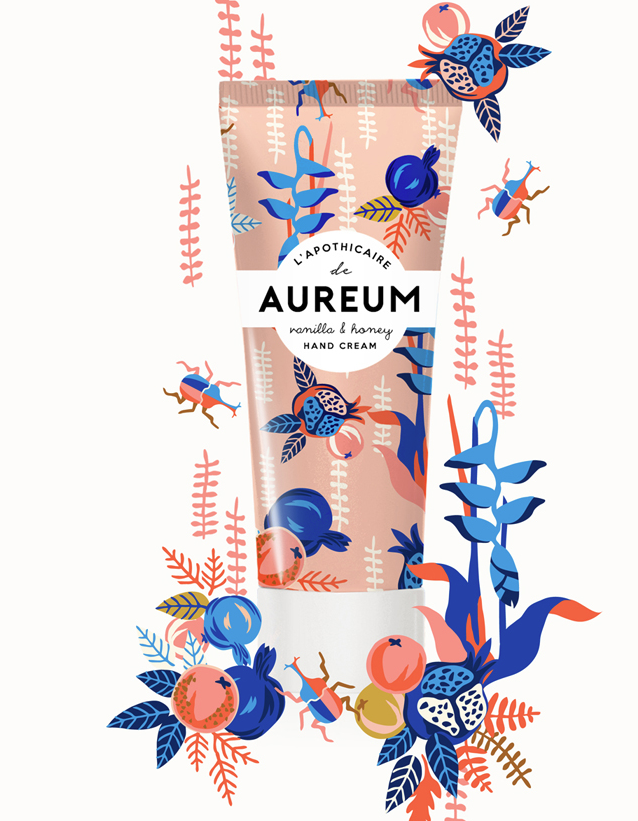 different floral patterns on packaging