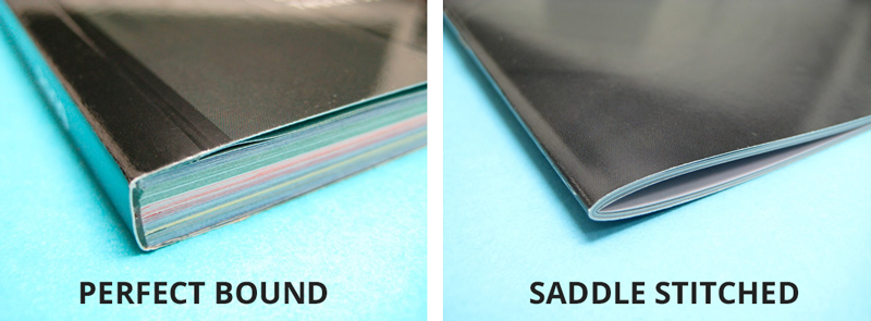 The two most common book binding specifications